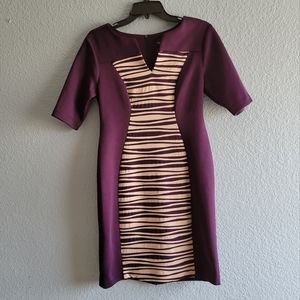 Purple Knee-length Dress Petite